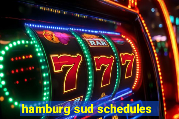 hamburg sud schedules